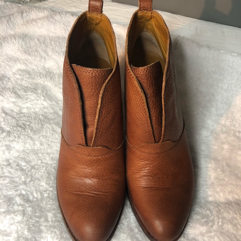 Rust Orange Ankle Booties